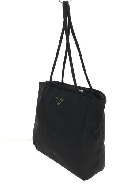 PRADA(プラダ) / 三角プレートロゴナイロントート/ナイロン/BLK/プラダ