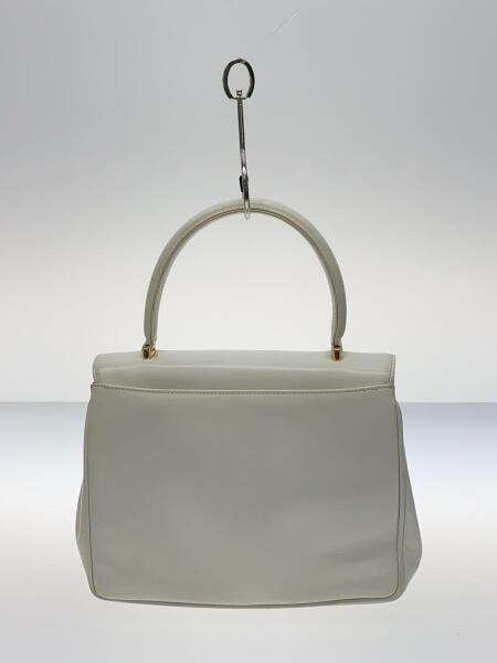 GUCCI(グッチ) / オールドグッチ/ハンドバッグ/レザー/WHT/無地/000