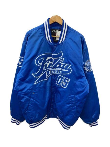 FUBU(フブ) / スタジャン/XL/ナイロン/BLU | 古着の販売・通販なら
