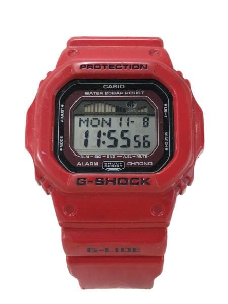 CASIO(カシオ) / クォーツ腕時計・G-SHOCK/デジタル/ラバー/RED/RED