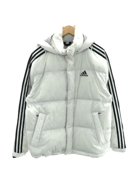 adidas(アディダス) / ダウンジャケット/XL/ナイロン/WHT/無地 | 古着