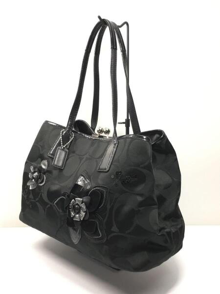 COACH(コーチ) / ハンドバッグ/キャンバス/ブラック/F17737/コーチ