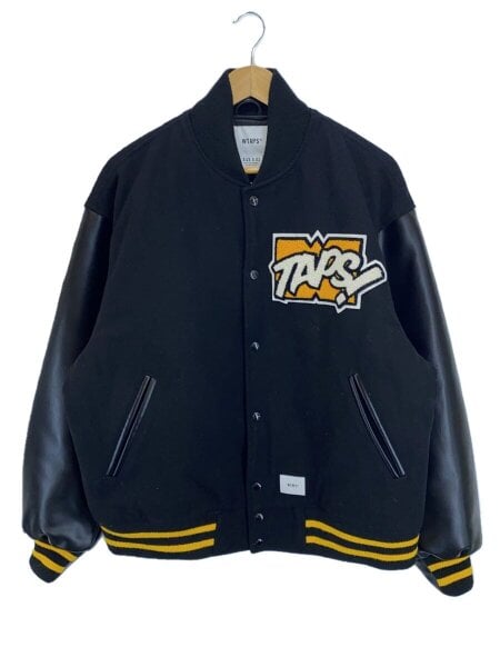 WTAPS(ダブルタップス) / スタジャン/2/ウール/BLK/222BRDT-JKM01S