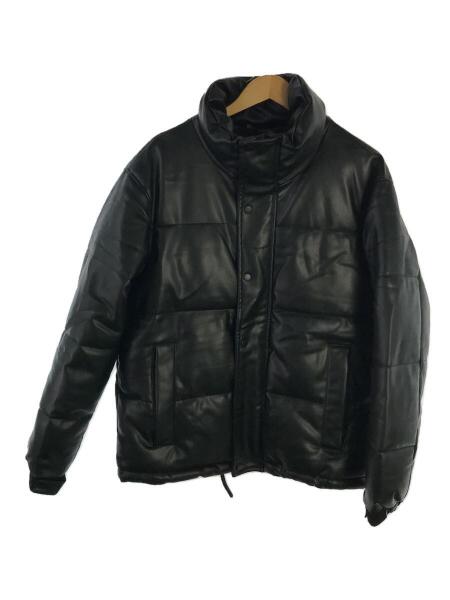 ZARA(ザラ) / フェイクレザーダウンジャケット/M/フェイクレザー
