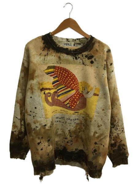 KIDILL(キディル) / 22AW/×Henry darger/ダメージ加工/スウェット/FREE