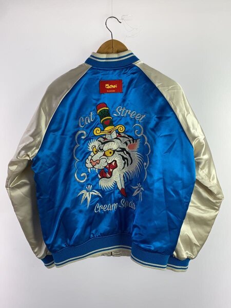 CREAM SODA(クリームソーダ) / スカジャン/L/ポリエステル/BLU/スカル
