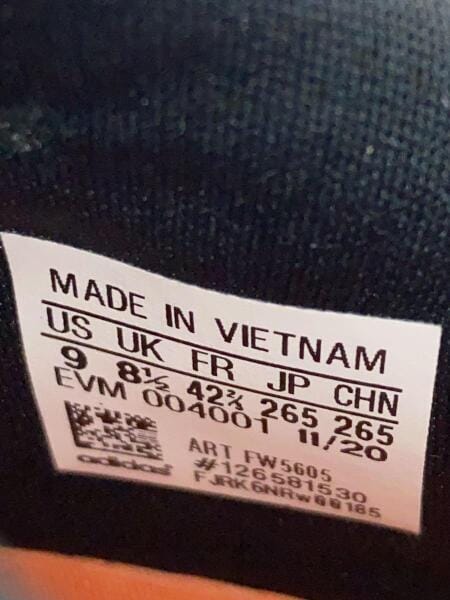 adidas(アディダス) / ローカットスニーカー/26.5cm/ブラック/黒