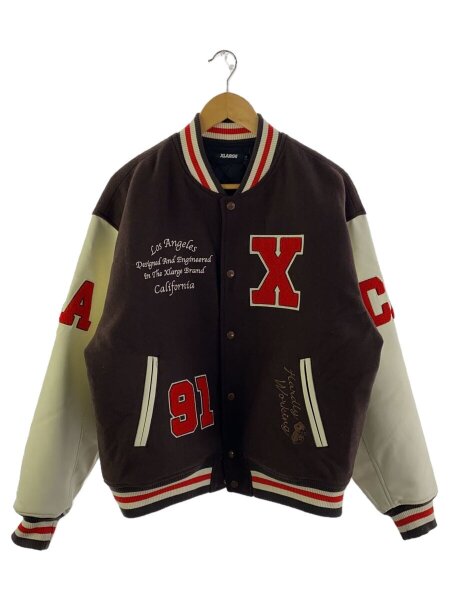 X-LARGE(エクストララージ) / スタジャン/L/ウール/BRW/101234021009