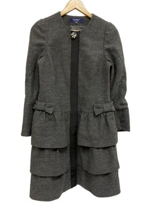 ユミリン 未使用☆エムズグレイシー☆ジップニットカーディガン ウール