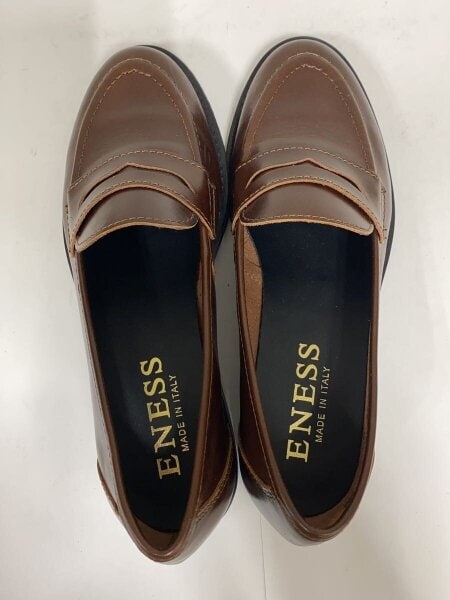 ENESS(エネス) / ベーシックローファー/ブラウン/イタリア製
