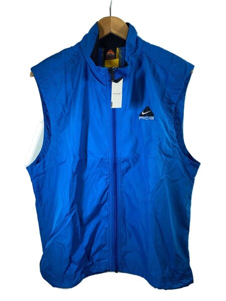 NIKE ACG(ナイキエーシージー) / ナイロンベスト/M/ポリエステル/BLU