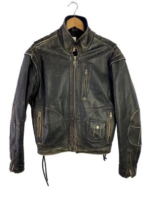 HARLEY Harley Davidson ブラック レザー ライダースジャケット M