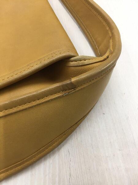 COACH(コーチ) / ショルダーバッグ/レザー/イエロー/無地/オールド