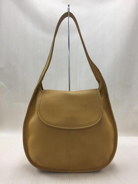 COACH(コーチ) / ショルダーバッグ/レザー/イエロー/無地/オールド