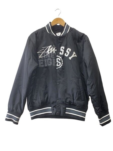 STUSSY(ステューシー) / スタジャン/M/ナイロン/BLK | 古着の販売