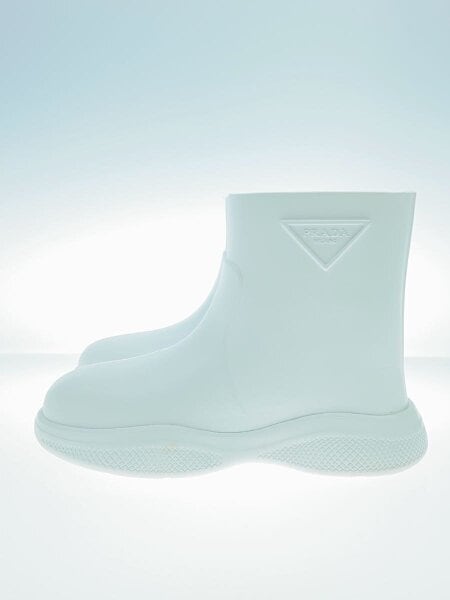 PRADA(プラダ) / レインブーツ/37/WHT | 中古品の販売・通販なら
