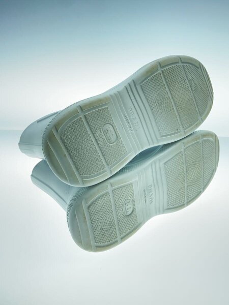 PRADA(プラダ) / レインブーツ/37/WHT | 中古品の販売・通販なら