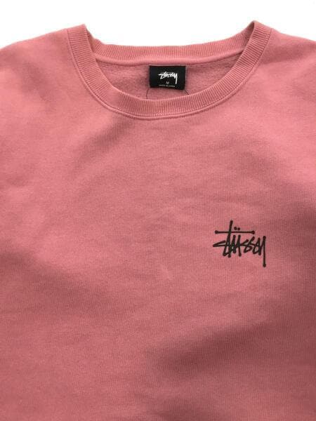 STUSSY(ステューシー) / スウェット/M/コットン/PNK/ピンク/トレーナー