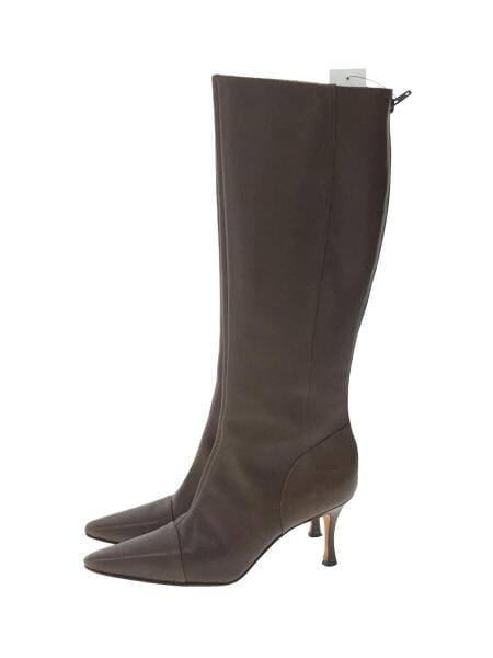 MANOLO BLAHNIK(マノロブラニク) / ロングブーツ/37/ブラウン/レザー