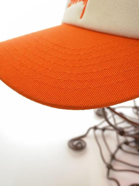 STUSSY(ステューシー) / メッシュキャップ/コットン/オレンジ/メンズ