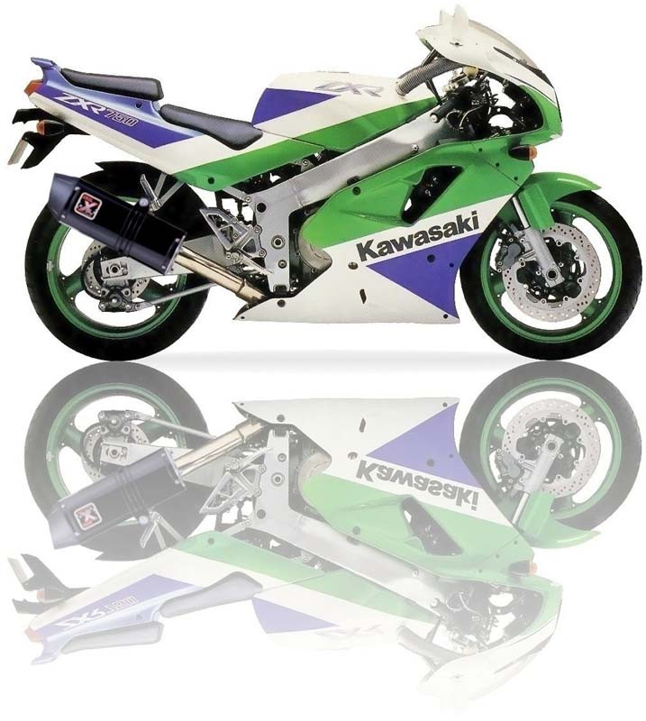 IXIL XTREME BLACK EXHAUST XOVS KAWASAKI ZXR 750 (ZX600J/K/L/M