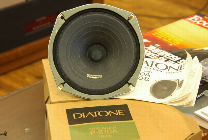 DIATONE P-610A Full Range Drivers (Pair) - Remagnetized & New Edges