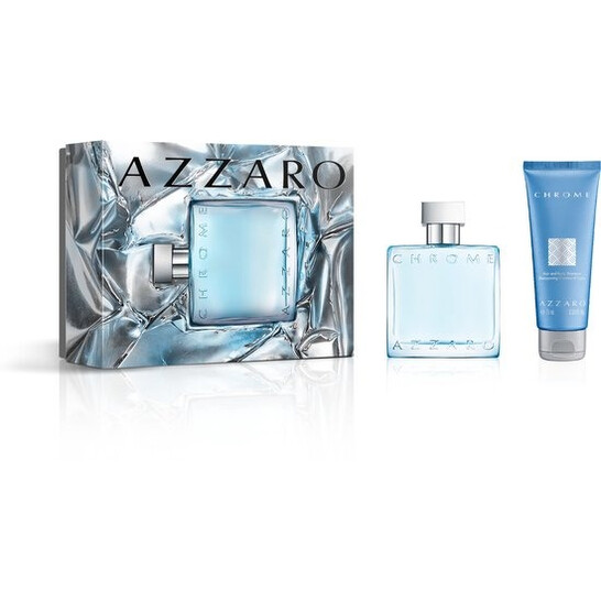 Azzaro Men's Chrome 2pcs EDT Gift Set Fragrances 3614274668445