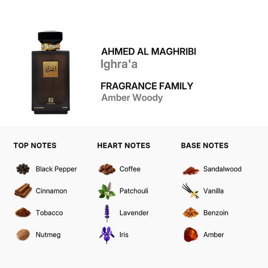 Ahmed Al Maghribi Men's Ighra'a EDP Spray 3.4 oz Fragrances