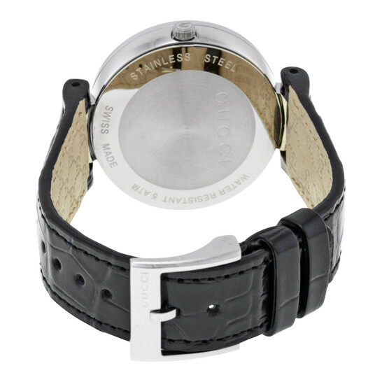 Gucci Interlocking Black Dial Quartz Ladies Watch YA133305