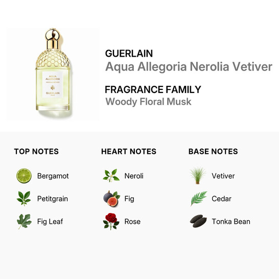Guerlain Unisex Aqua Allegoria Nerolia Vetiver EDT Spray 4.2 oz