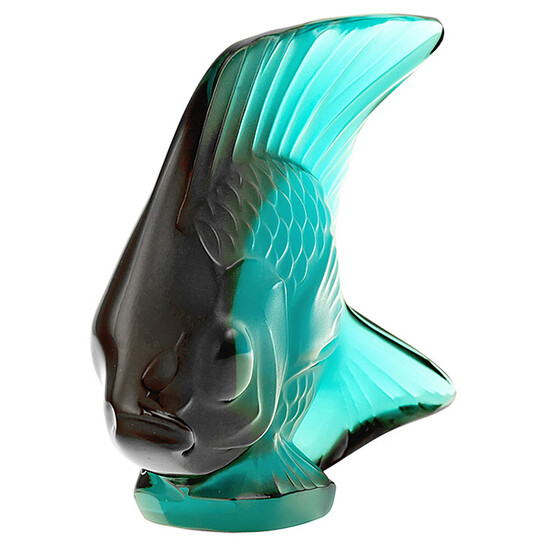 Lalique Crystal Fish Turquoise 30005 3000500 090592300053