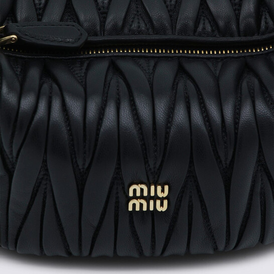 Miu Miu Black Leather Mini Bag 5BP100AN88 F0002 8057627353790