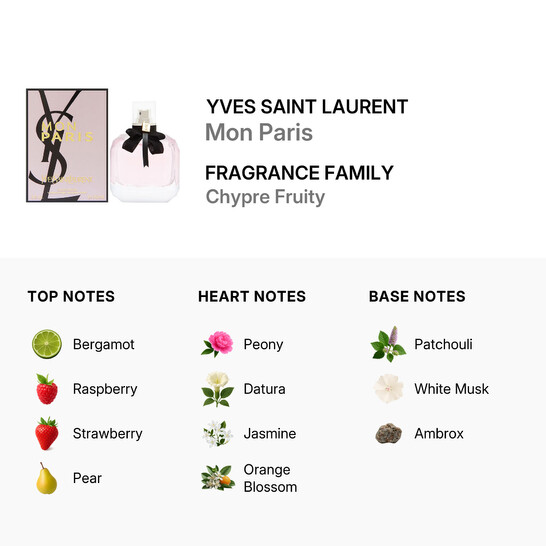 Yves Saint Laurent Mon Paris / Ysl EDP Spray 3.0 oz (90 ml) (w