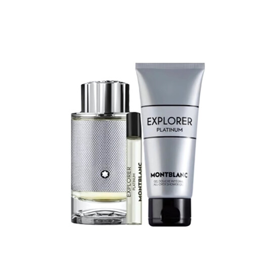 Montblanc Men's Explorer Platinum Gift Set Fragrances