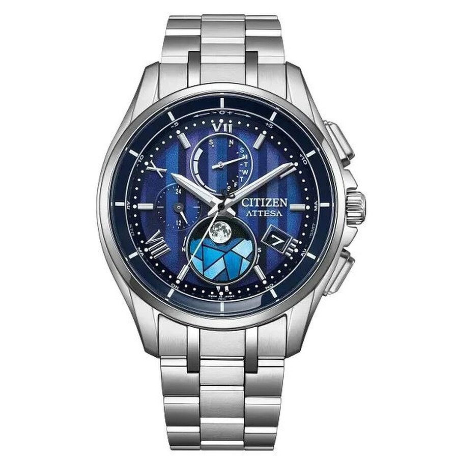 Citizen Attesa Perpetual Blue Dial Men's Watch BY1000-51L