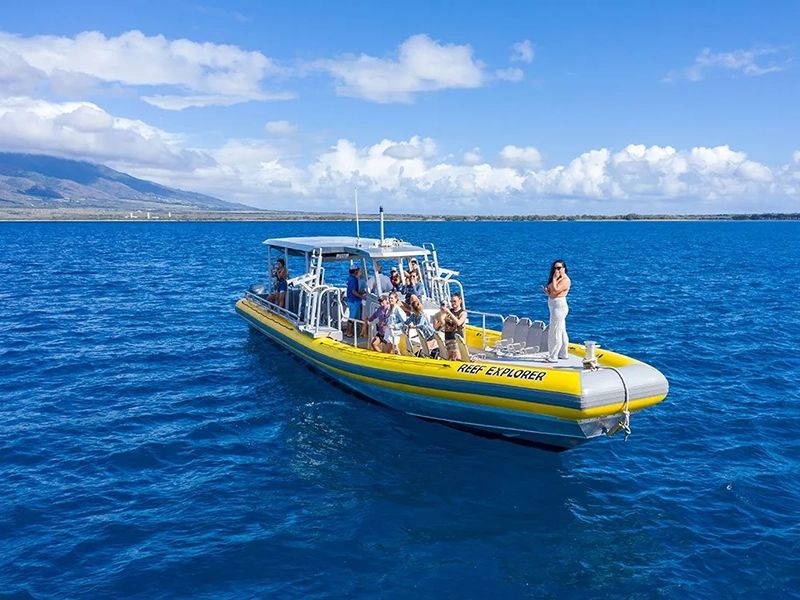 Maui Reef Adventures - Molokini & Coral Gardens Snorkeling Ocean