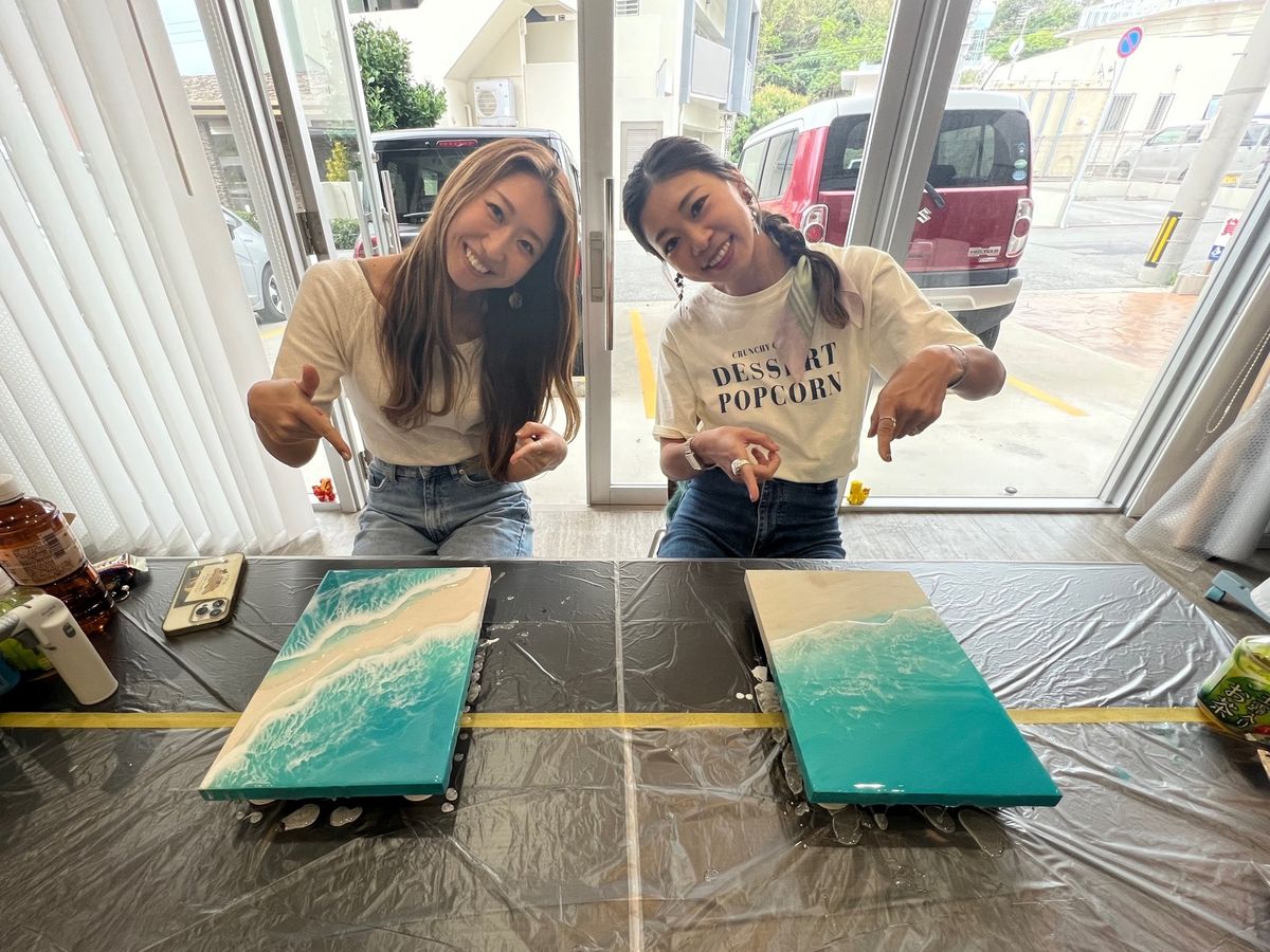 レジンアート 沖縄旅行の思い出に自分だけのオーシャンレジンアートを