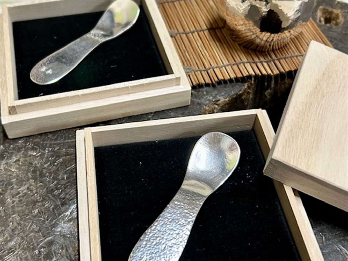 純銀製アイススプーン手作り体験 銀師より知る江戸伝統銀器の世界 by