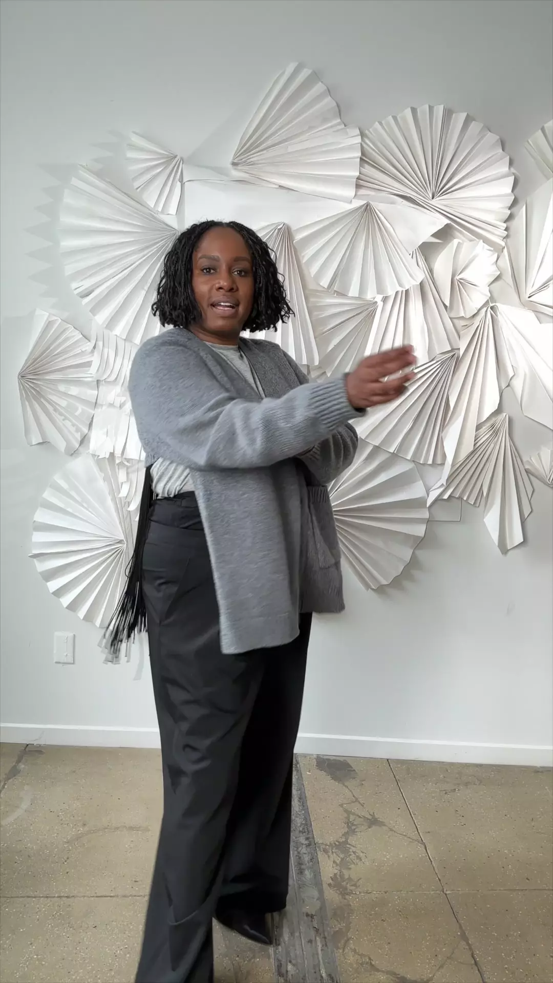 Soft Sweater Fringed Half Cardigan – Tibi Official