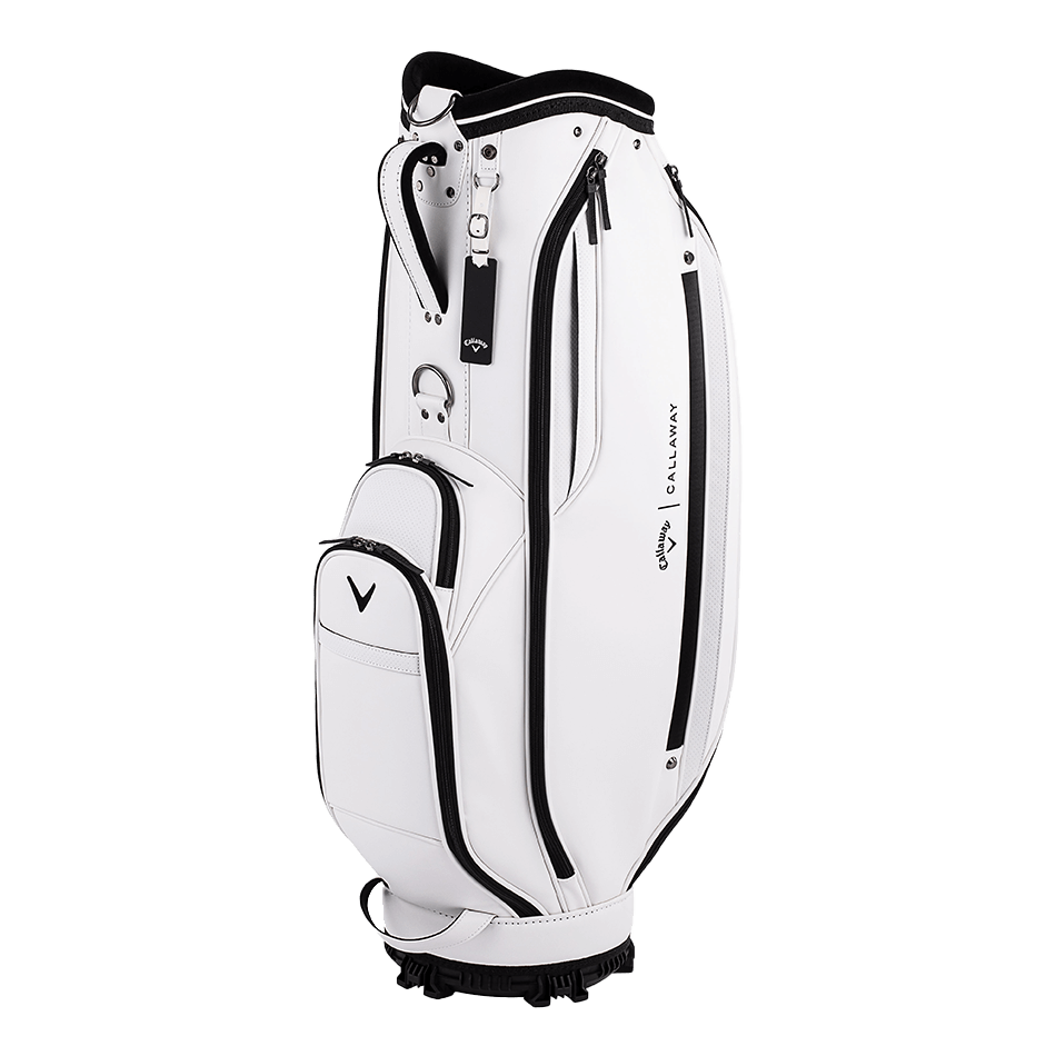 匿名配送】CALLAWAY ホワイトキャディバッグ 直取OK 匿名配送