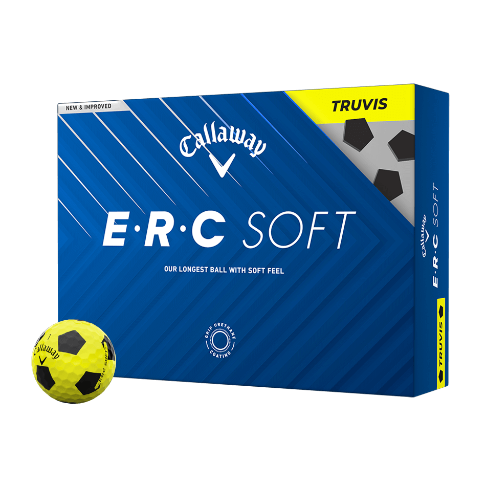 E・R・C SOFT TRUVIS イエロー/ブラック ボール【数量限定】