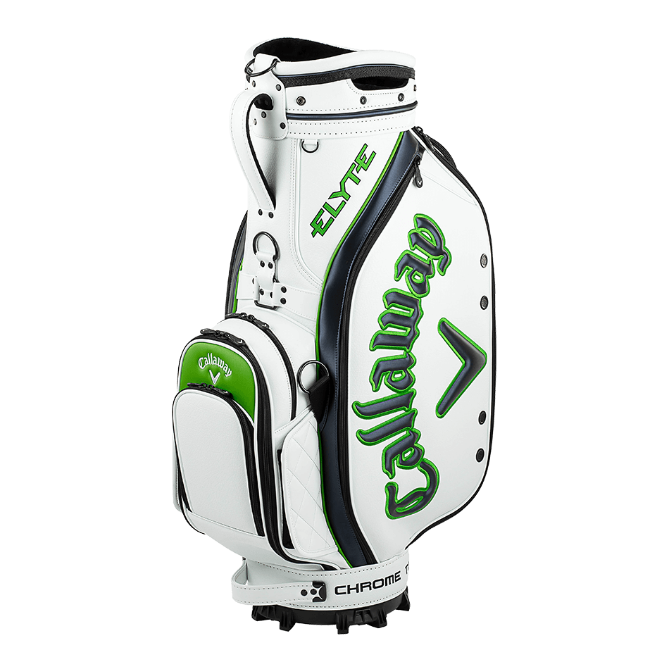 addabar ゴルフキャディバッグ ホワイト・グリーン addabar ゴルフ