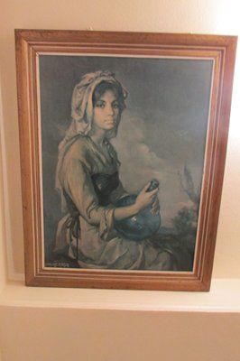 Francisco Ribera, Portrait of Woman, 1966, Oil on Panel, Framed