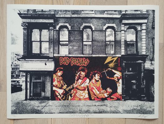 Shepard Fairey (Obey Giant), Bad Brains Bowery and Bleecker, 2025