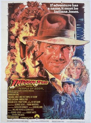 Indiana Jones and the Temple of Doom, 1984, Poster for sale at Pamono