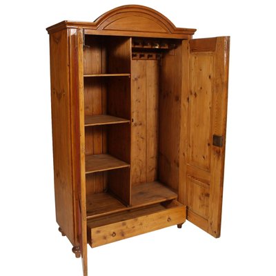 Austrian Solid Wood Wardrobe Cabinet, 1830s for sale at Pamono