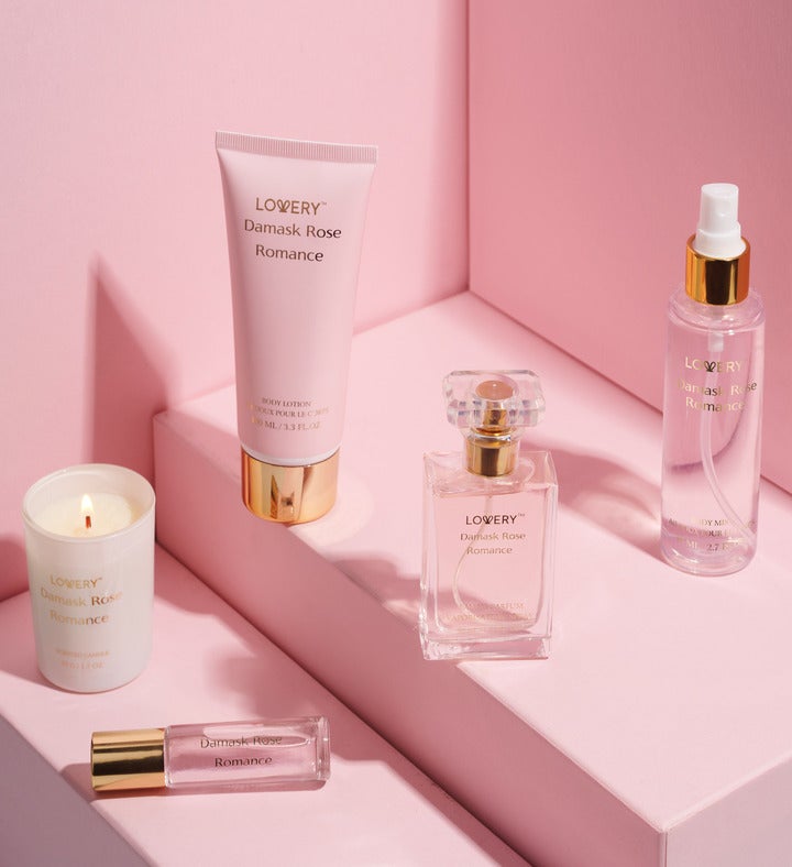 6-pc. Damask Rose Romance Spa Gift Set | 1800Flowers.com