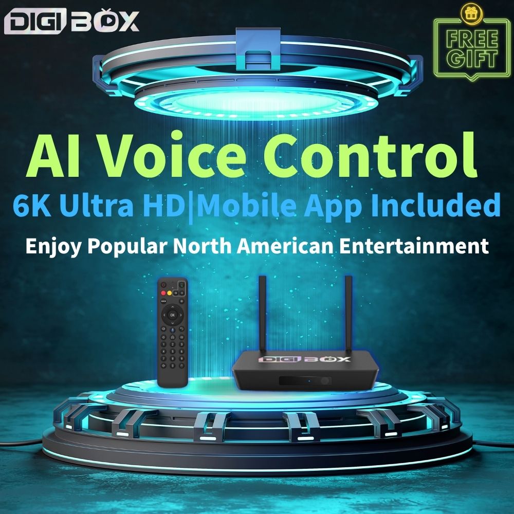 DIGIBOX D3 Plus | 6K, AI Audio, and Nippon TV Compatible TV Box
