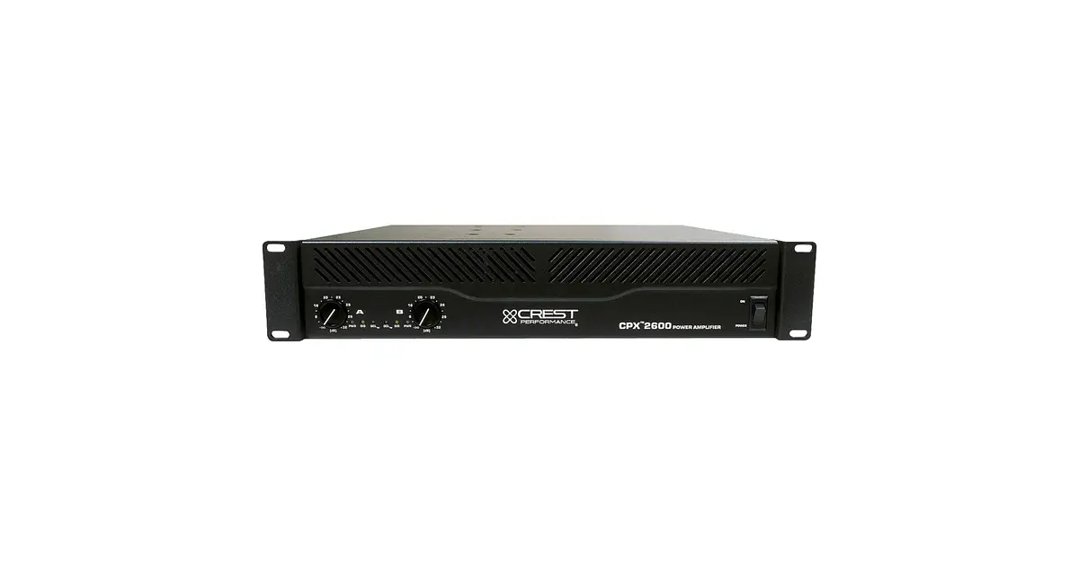 Amplificador de Potencia Crest CPX-2600