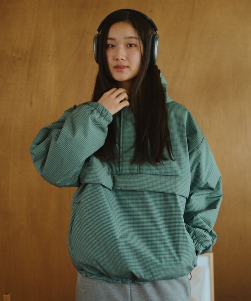 BROKEN BASE | パデッドナイロンテックアノラック - Buyee, an Online